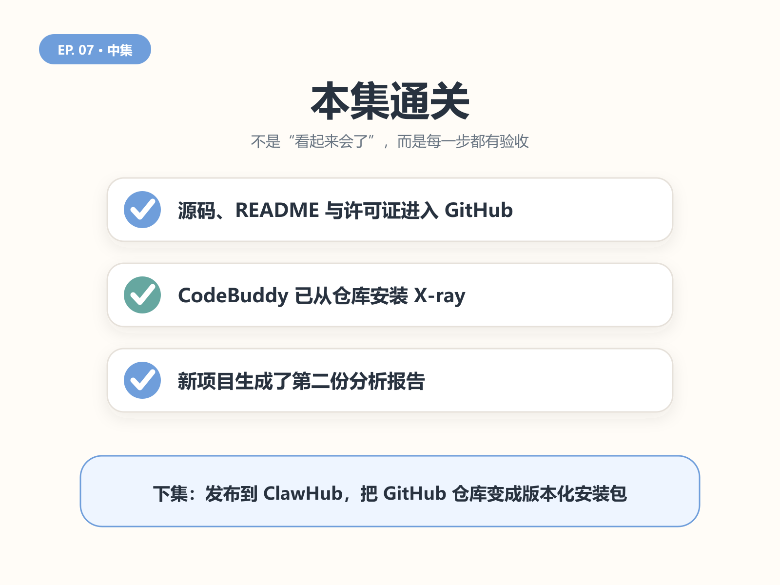 中集通关：X-ray 已经能从 GitHub 重新安装并完成独立复验